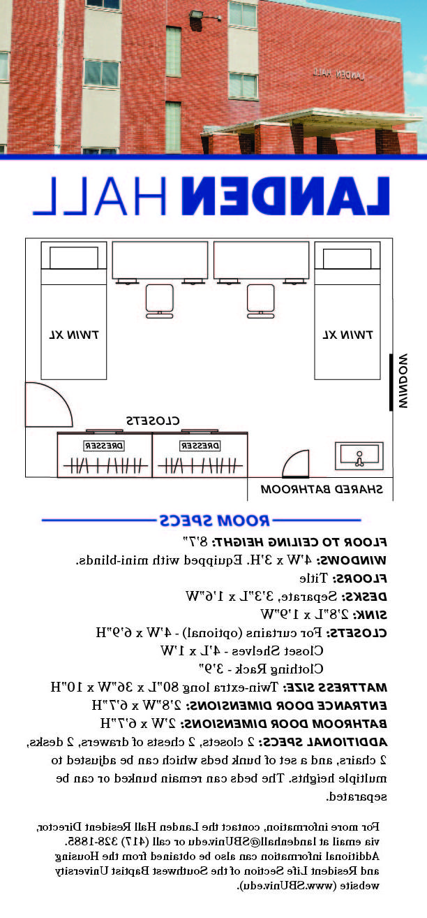 landen hall dorm floor plan